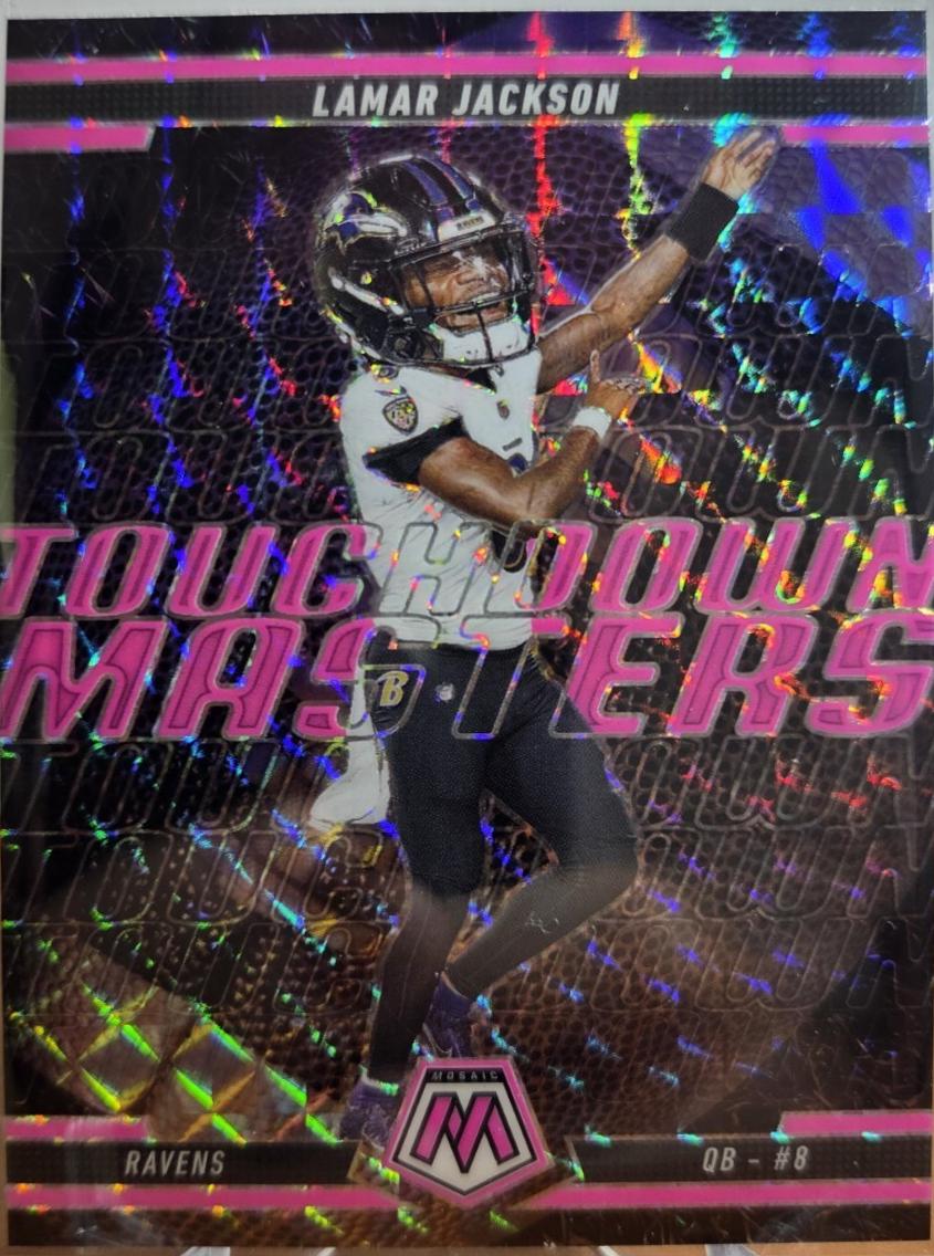 2025 Lamar Jackson [Mosaic Pink Fluorescent] #5