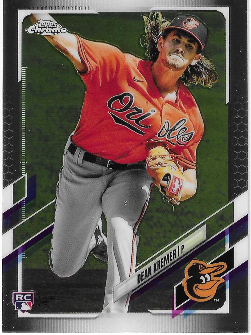 Dean Kremer #104 Baseball Cards 2021 Topps Chrome