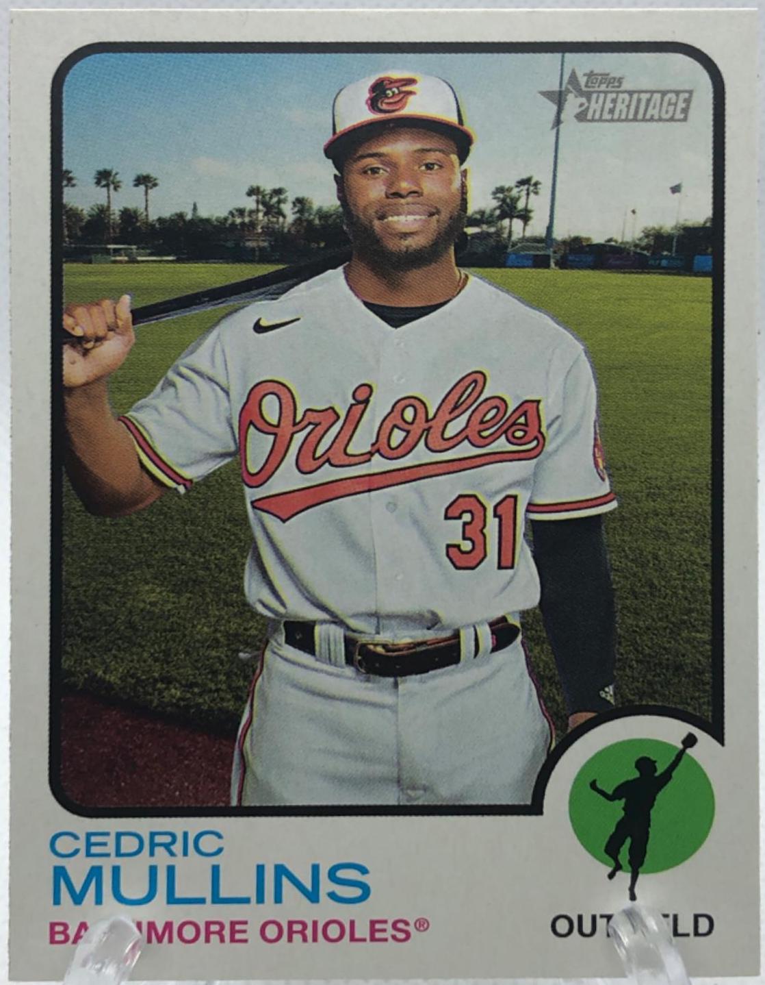 Cedric Mullins #232 2022 Topps Heritage Baseball
