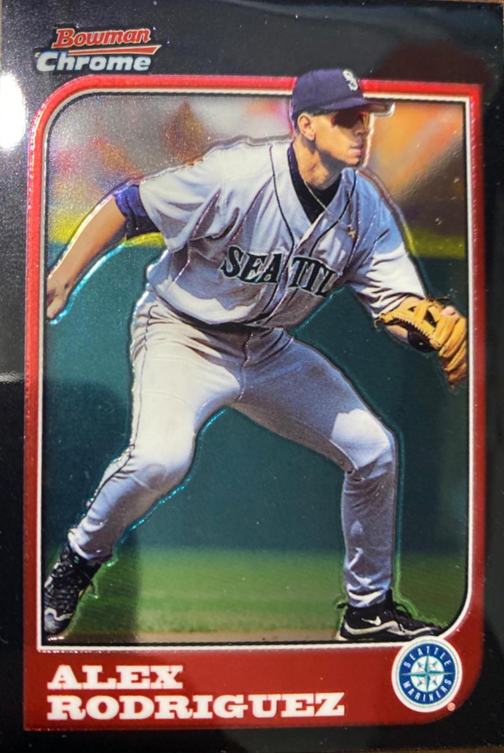 Alex Rodriguez #97-AR Baseball Cards 2005 Bowman Chrome A Rod Throwback