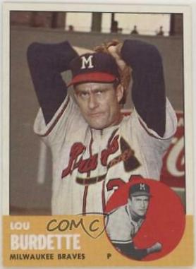 Lou Burdette (1963 Topps)