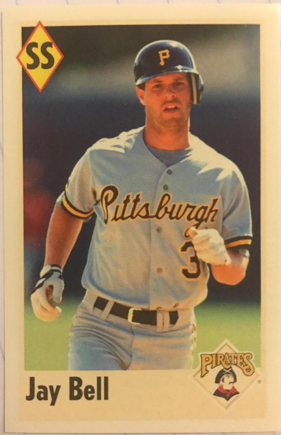 Jay Bell #61 Baseball Cards 1995 Fleer Panini Stickers