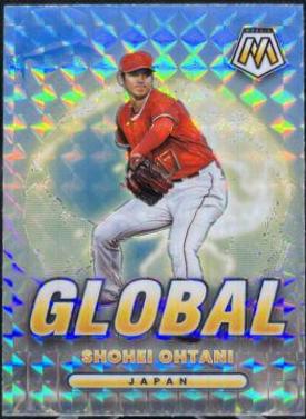 Shohei Ohtani #G-1 Baseball Cards 2022 Panini Mosaic Global