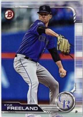 Kyle Freeland #5 Baseball Cards 2019 Bowman