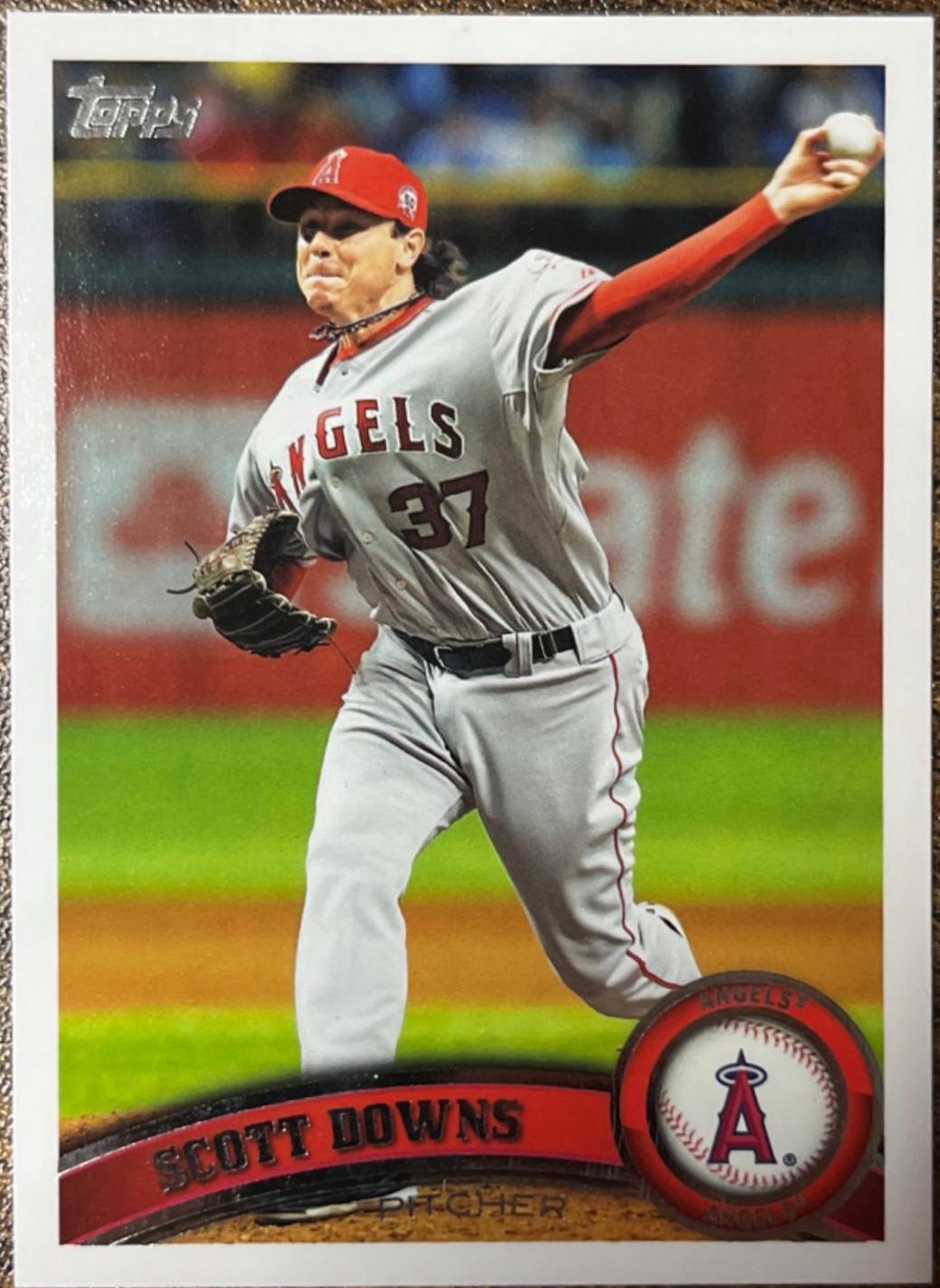 Scott Downs #US101 Baseball Cards 2011 Topps Update