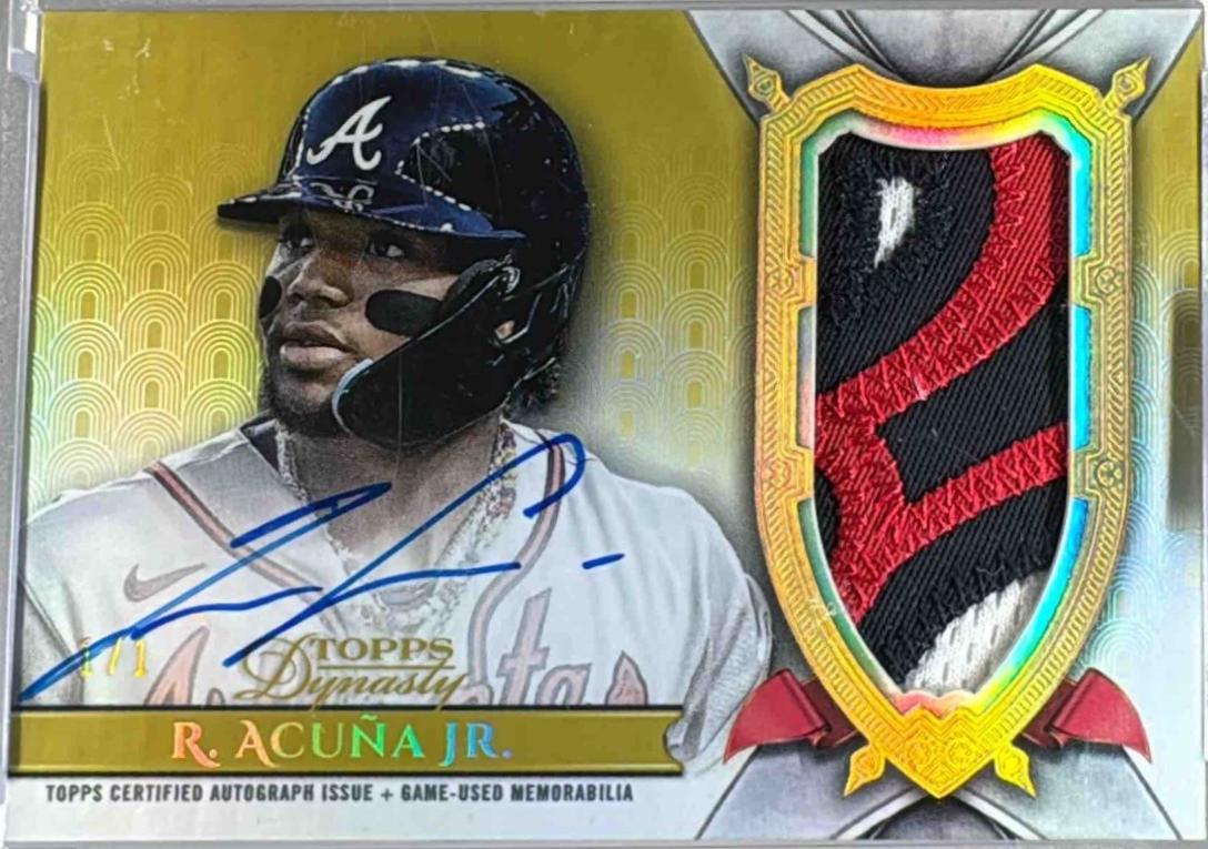 Ronald Acuna Jr. [Gold Autograph Patch] #DAP-RA7