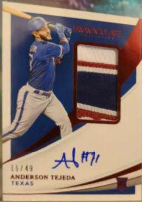 Anderson Tejeda [Patch Autograph Red] #167