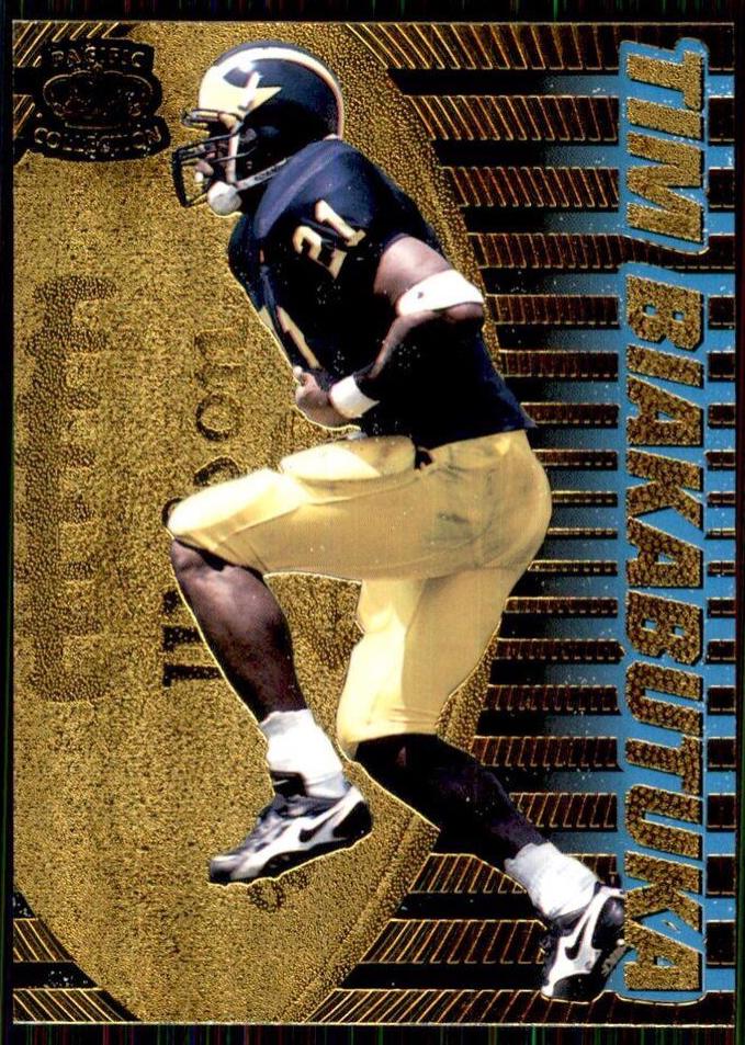 Tim Biakabutuka #P-15 Football Cards 1996 Pacific Dynagon
