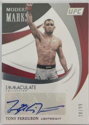 Tony Ferguson Ufc Cards 2021 Panini Immaculate UFC Modern Marks Autograph