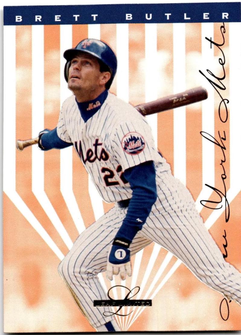 Brett Butler Baseball Cards 1995 Leaf Limited