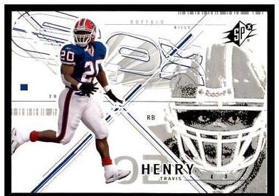 Travis Henry #3 Football Cards 2002 Spx