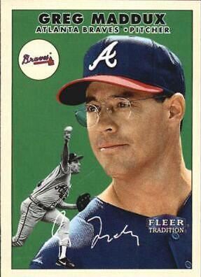 Greg Maddux #57 Baseball Cards 2000 Fleer Tradition
