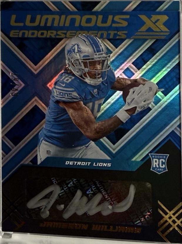 Jameson Williams [Blue] #LUM-JW