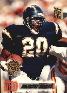 Natrone Means #40 Football Cards 1994 Stadium Club Super Teams Super Bowl