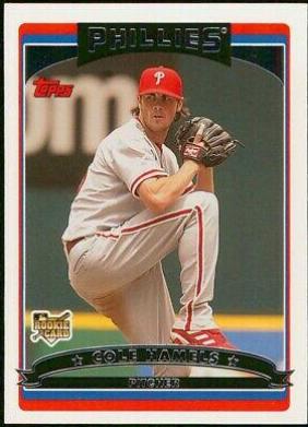 Cole Hamels #UH145 Baseball Cards 2006 Topps Updates & Highlights
