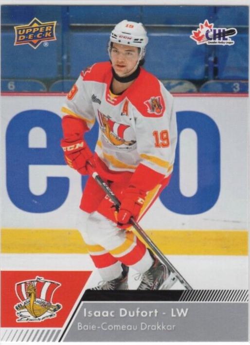 Isaac Dufort #26 2022 Upper Deck Chl Hockey
