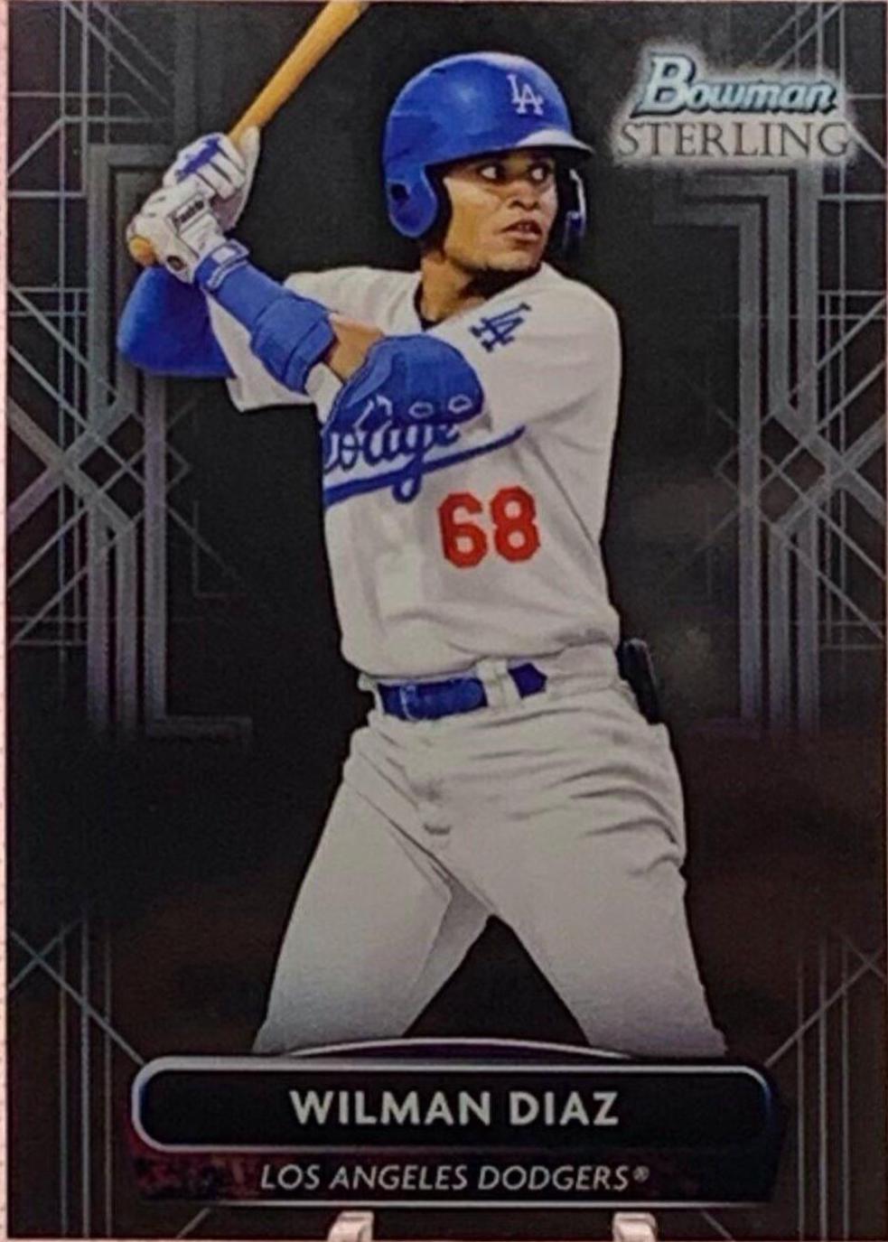 Wilman Diaz #BSP-100 Baseball Cards 2022 Bowman Sterling