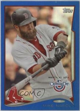 Mike Napoli #8 Baseball Cards 2014 Topps Opening Day