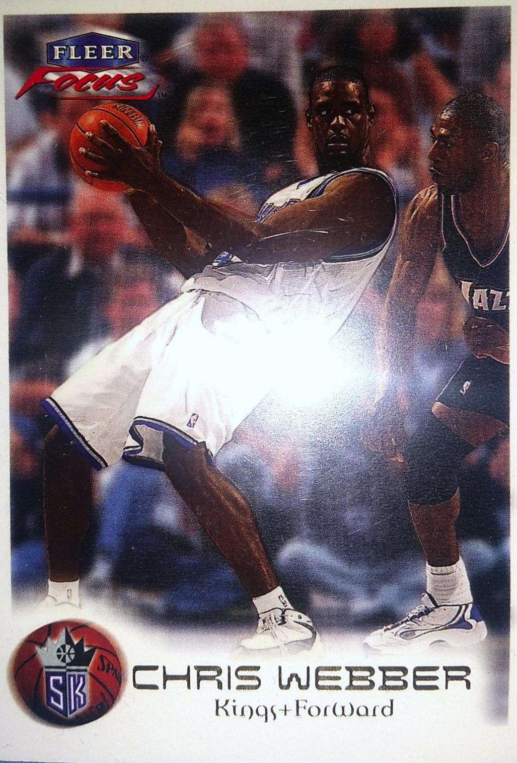 Chriss Webber #74 Basketball Cards 2000 Fleer Focus