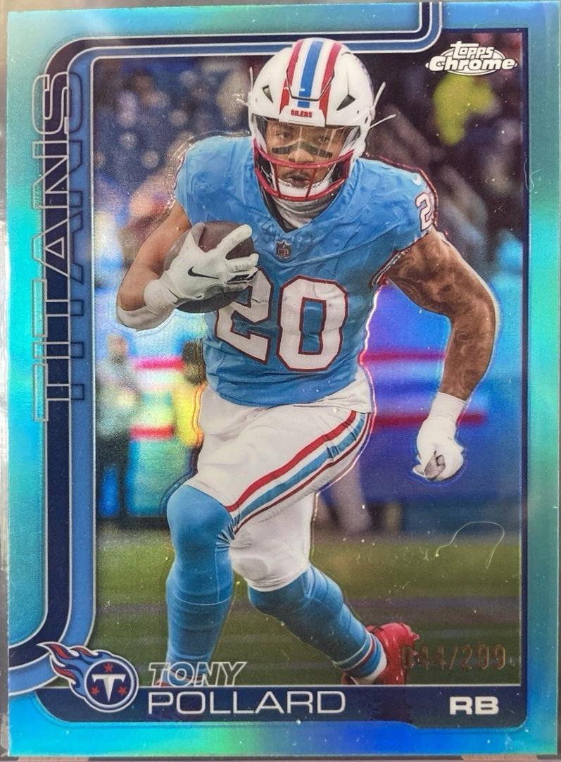 2025 Tony Pollard [Teal Refractor] #290