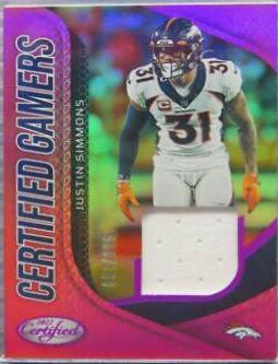 Justin Simmons [Pink] #CG-JS