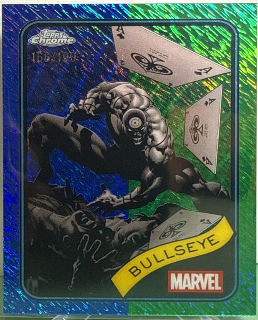 Bullseye Blue & Green Shimmer Refractor