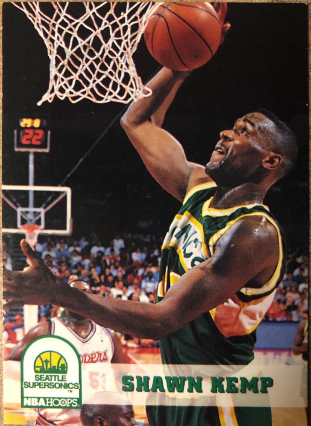 Shawn Kemp #207 Basketball Cards 1993 Hoops