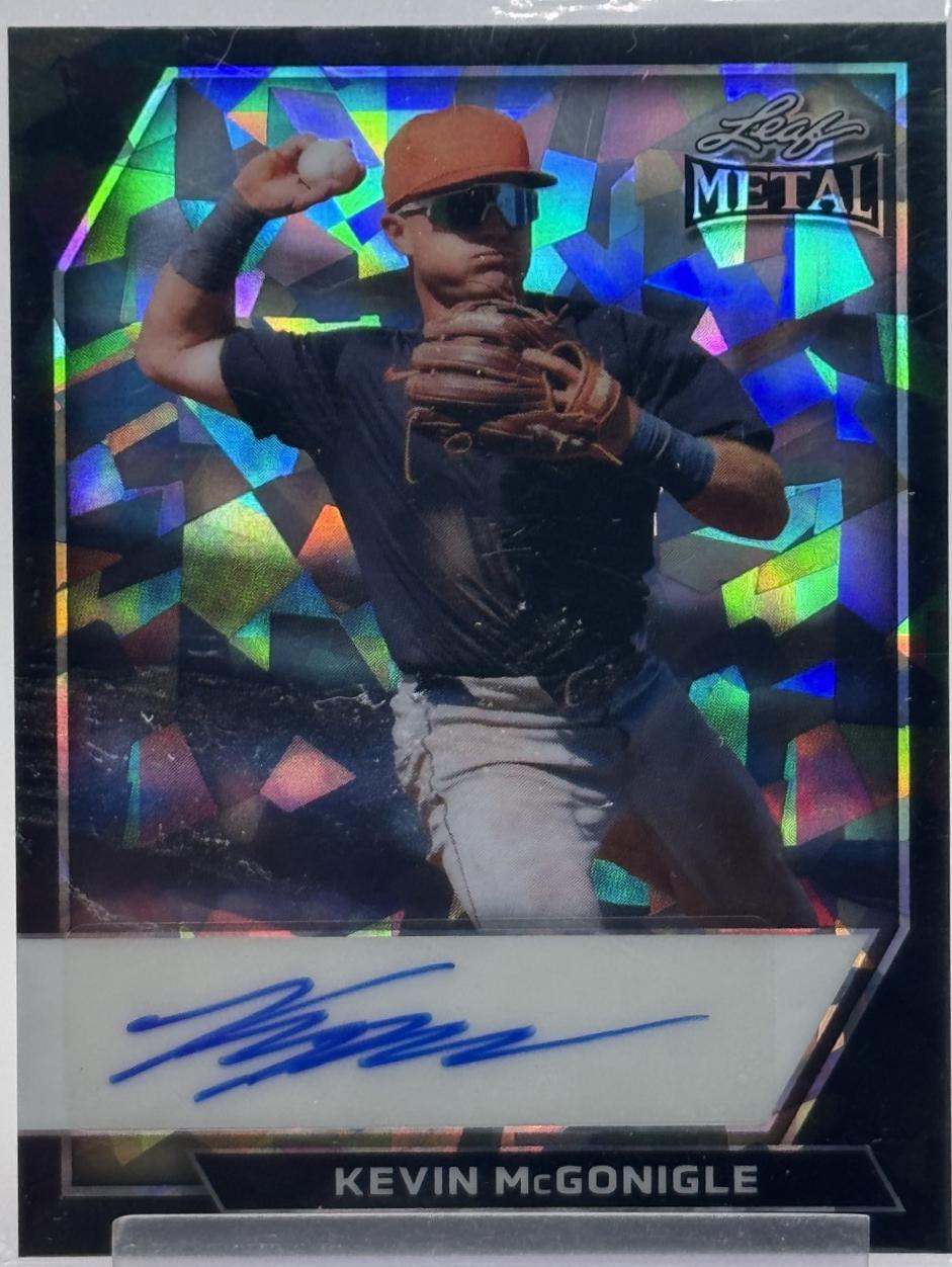 Kevin McGonigle #BA-KMG 2026 Leaf Metal Autograph Baseball
