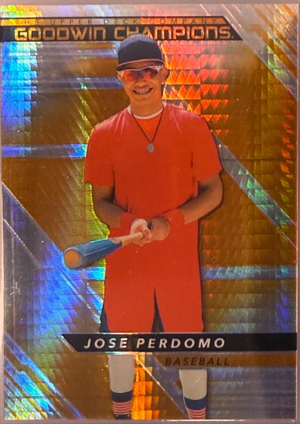 Jose Perdomo #P19 2022 Upper Deck Goodwin Champions Platinum Basketball