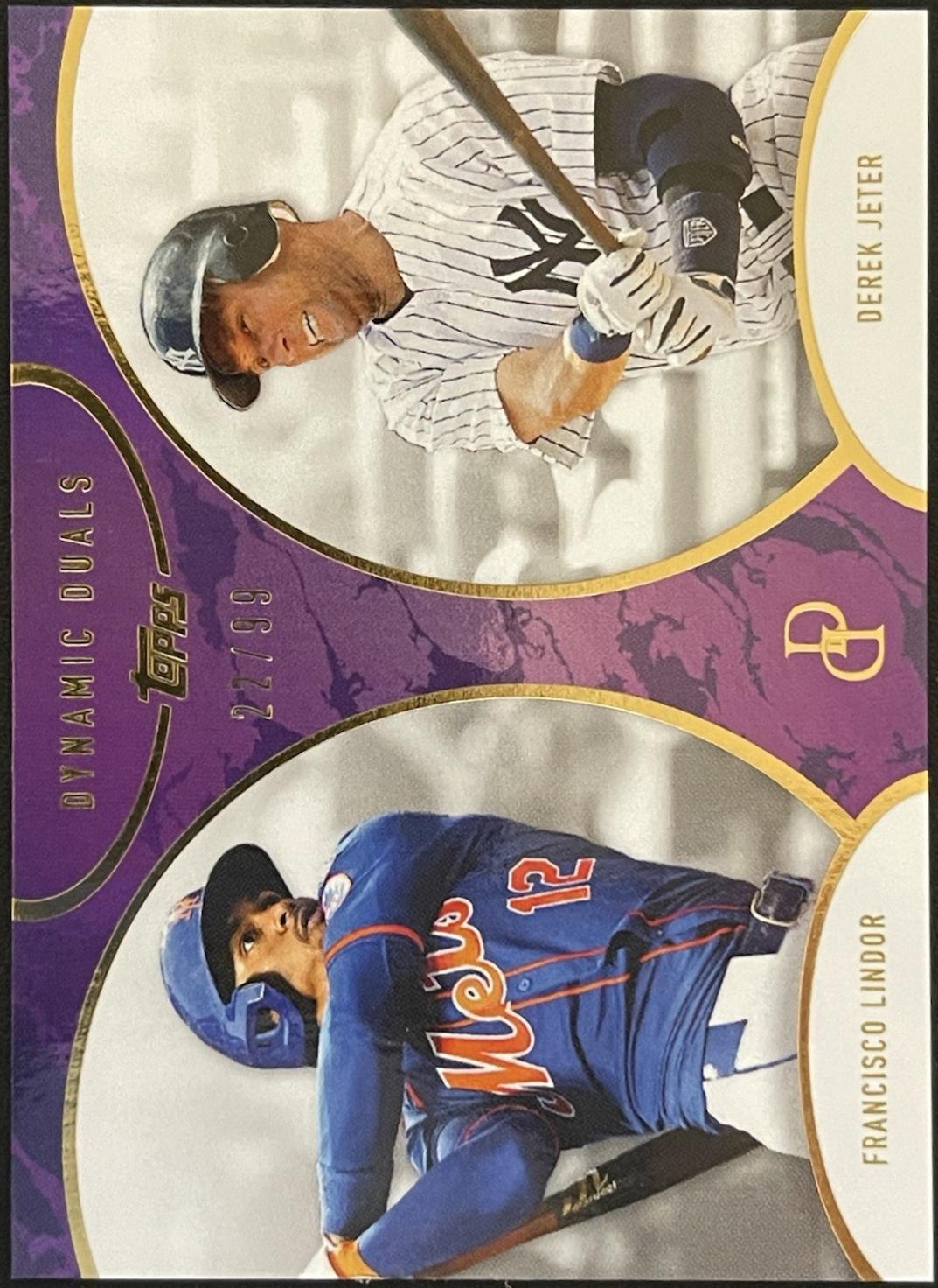 Francisco Lindor / Derek Jeter [Purple] #39