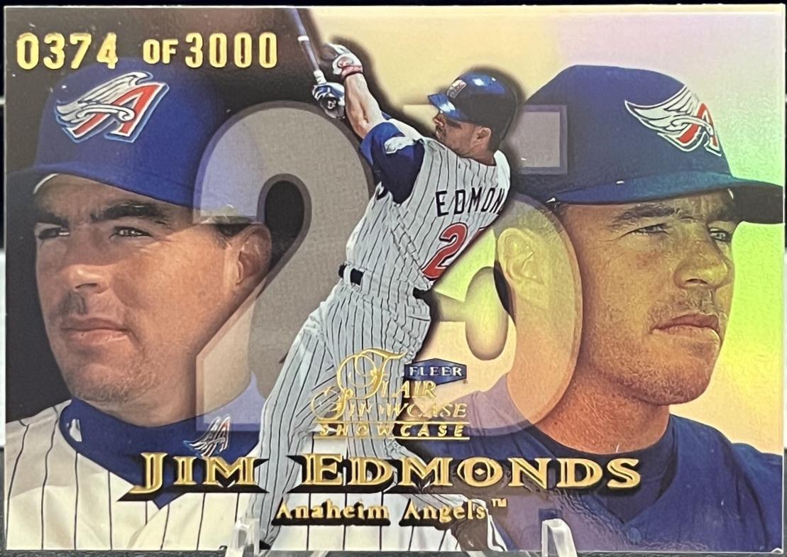 Jim Edmonds #76 1999 Flair Showcase Baseball