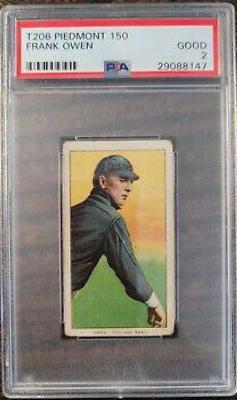 Frank Owen #NNO Baseball Cards 1909 T206 Piedmont 150