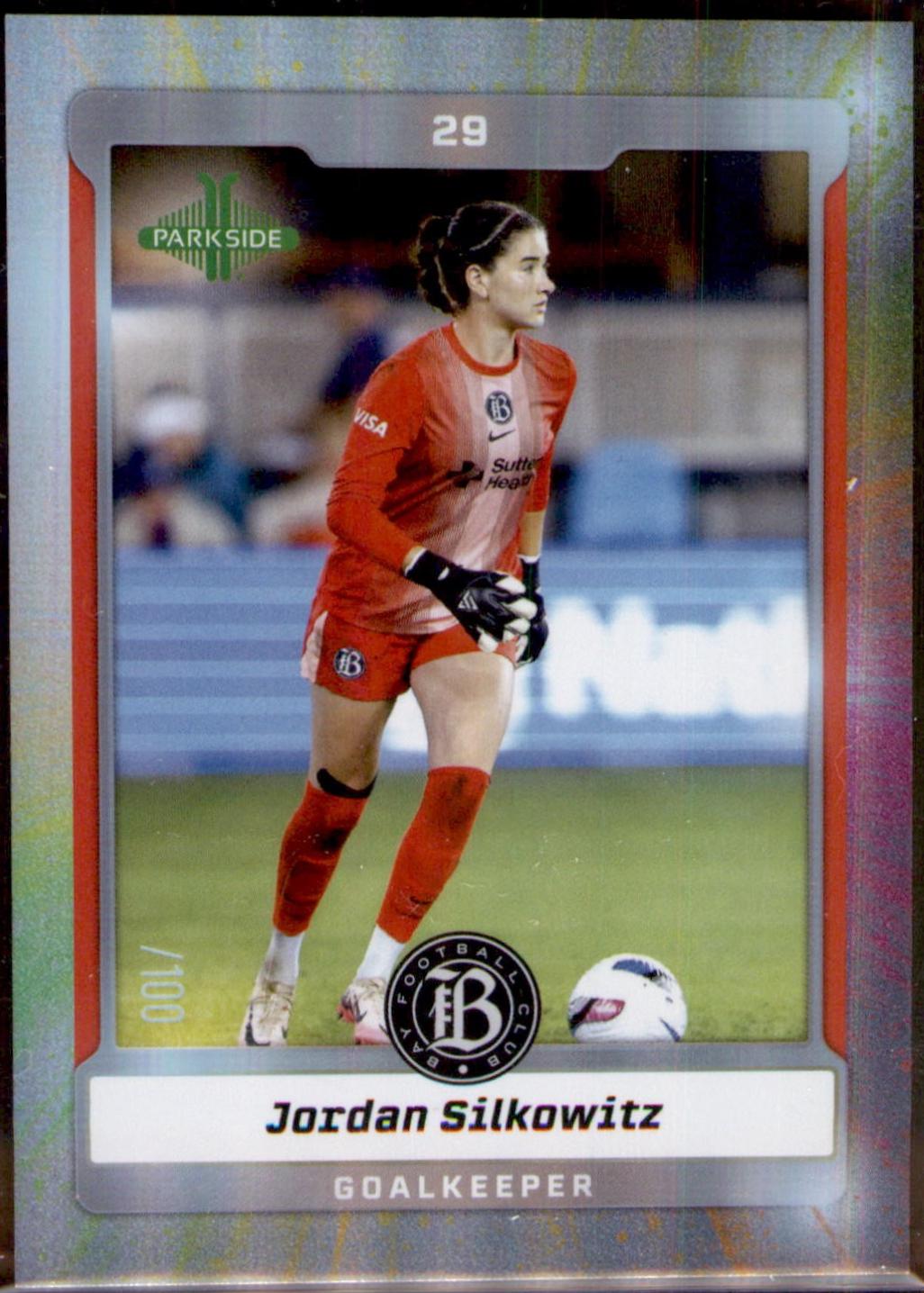 Jordan Silkowitz #202 2025 Parkside Nwsl Collection Soccer