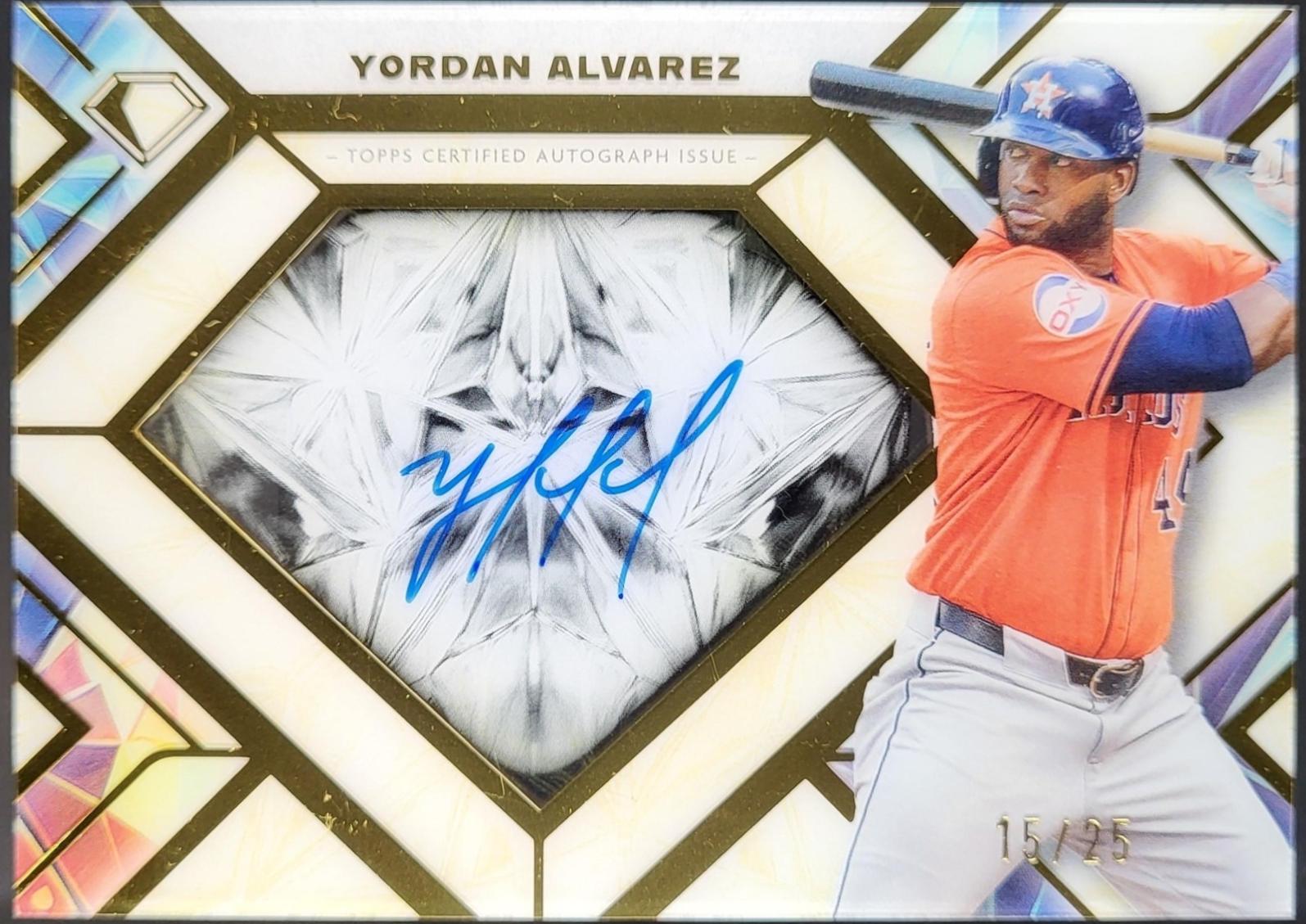 2025Topps Yordan Alvarez Auto /25 【公式通販】