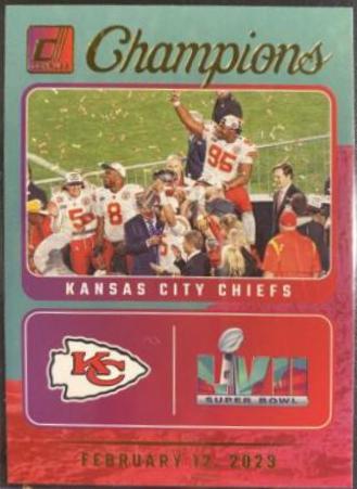 Kansas City Chiefs #CHAMP-KC Football Cards 2023 Panini Donruss Champions
