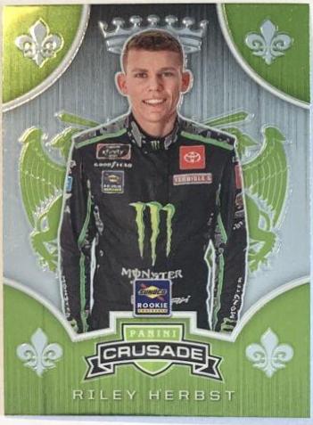 Riley Herbst #1 Racing Cards 2020 Panini Chronicles Nascar Crusade