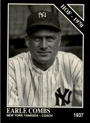 Earle Combs #466 Baseball Cards 1992 Conlon Collection Prices