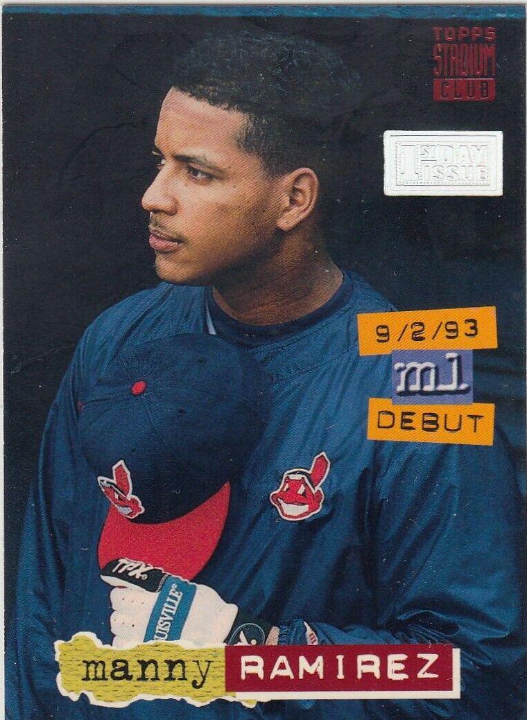Manny Ramirez #320 Baseball Cards 1994 Stadium Club 1st Day Issue
