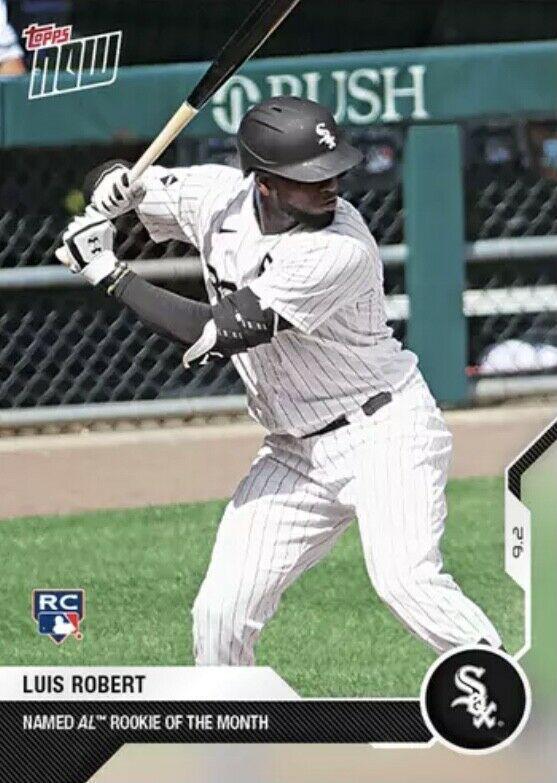 Luis Robert #204 Baseball Cards 2020 Topps Now