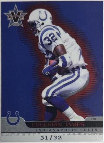 Edgerrin James #38 2001 Pacific Vanguard Football