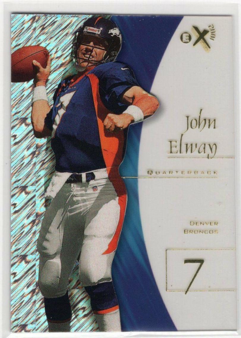John Elway #10 Football Cards 1998 Skybox E X2001