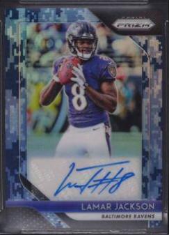 Lamar Jackson [Camo Prizm] #12