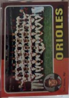 Baltimore Orioles #117 1975 Topps Mini Baseball