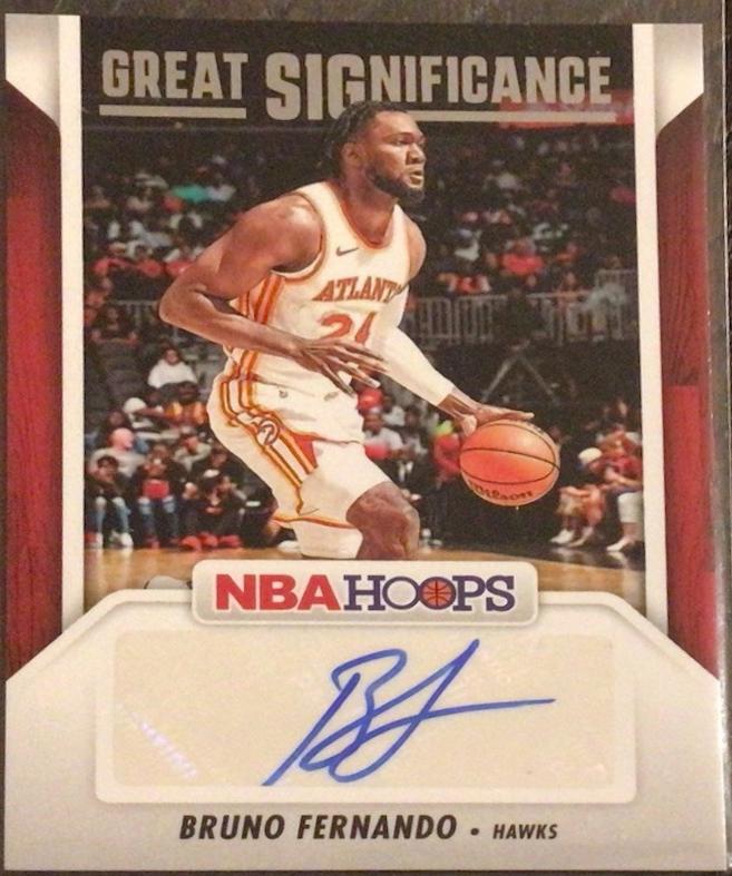 Bruno Fernando #GS-BFH Basketball Cards 2024 Panini NBA Hoops Great SIGnificance