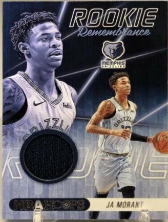 Ja Morant #SS-2 Basketball Cards 2020 Panini Hoops Rookie Remembrance
