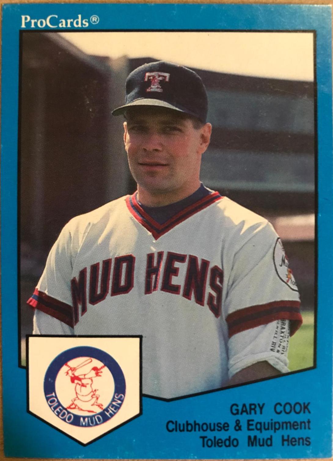 Gary Cook Baseball Cards 1989 Procards