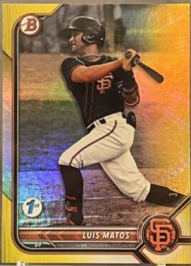 Luis Matos [Yellow Foil] #BPPF-55