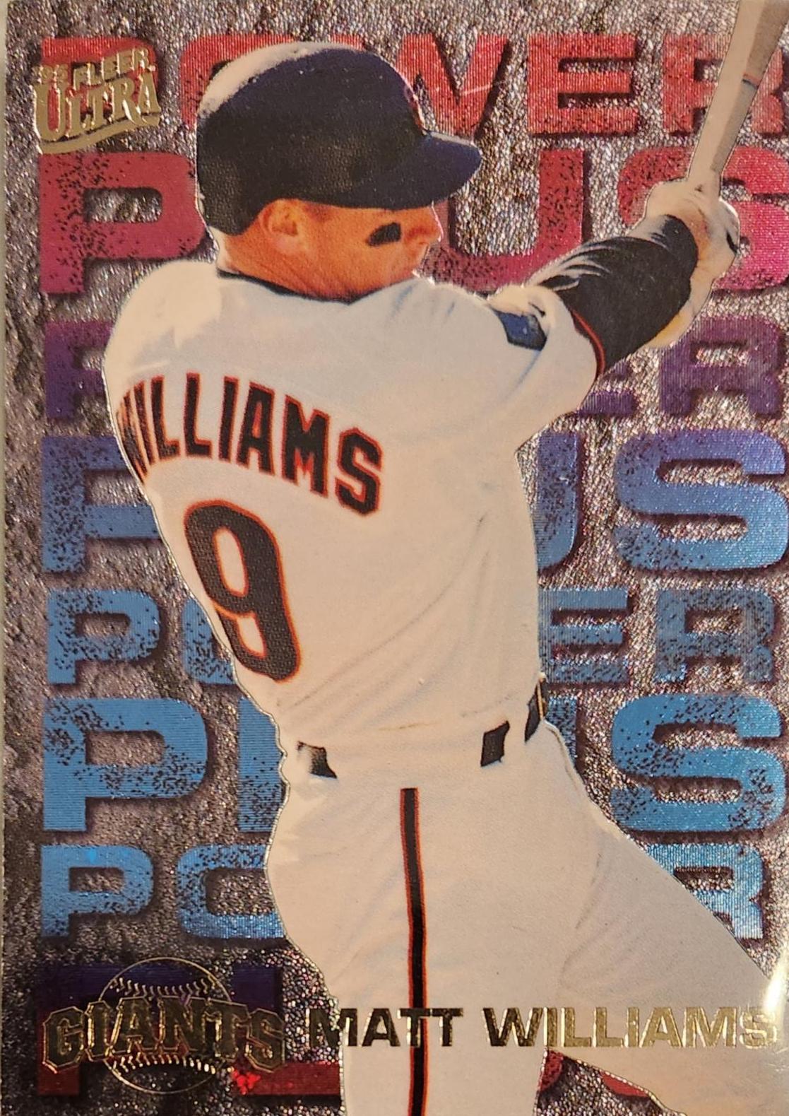 Matt Williams #6 Baseball Cards 1995 Ultra Power Plus