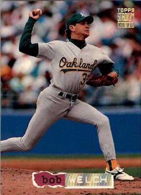 Bob Welch #297 Baseball Cards 1994 Stadium Club
