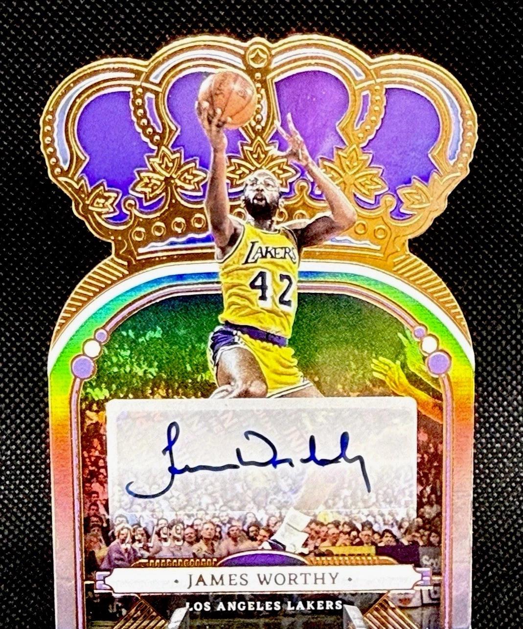 James Worthy #CA-JWT 2022-23 Panini Crown Royale Basketball Crown Autographs